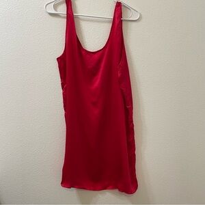 Alexa silk blouse red nwt large vintage